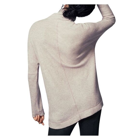 B NEW YORK Womens Light Purple Waffle-knit Long Sleeve Turtle Neck Top Size: S - Picture 2 of 4